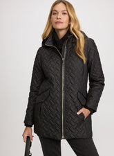 Hooded Quilted Coat