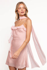 Suki Mini Dress - Peach