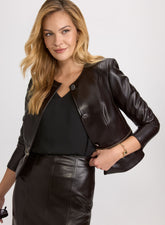 Zip-Off Peplum Jacket