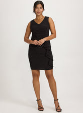 Glitter Ruffle Detail Dress