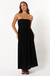 Kayt Strapless Dress - Black