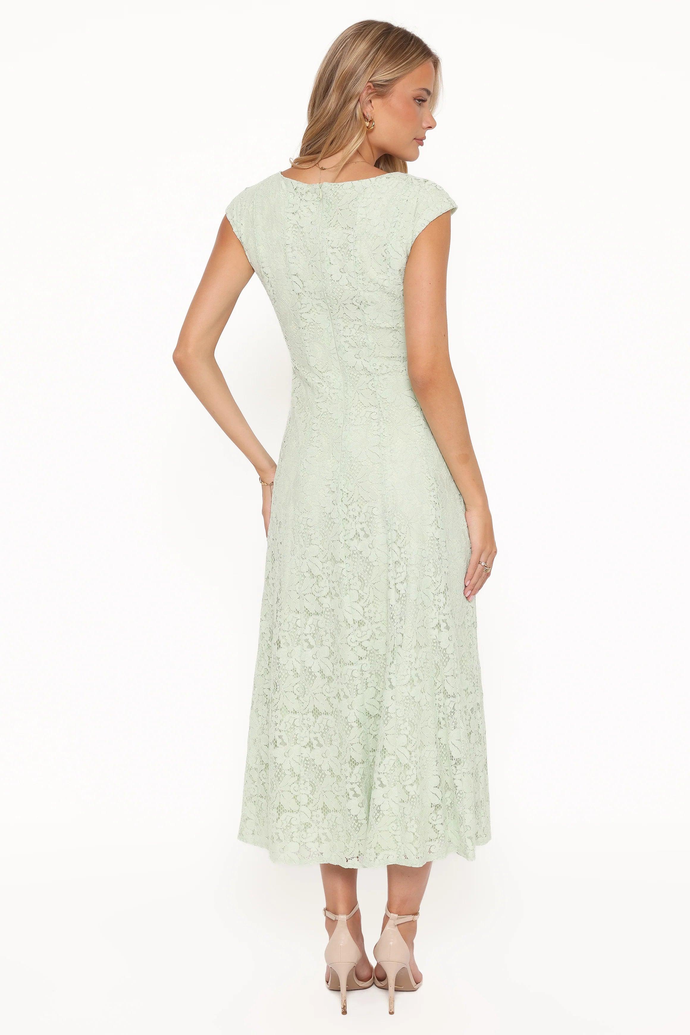 Mapleton Maxi Dress - Sage Green Lace