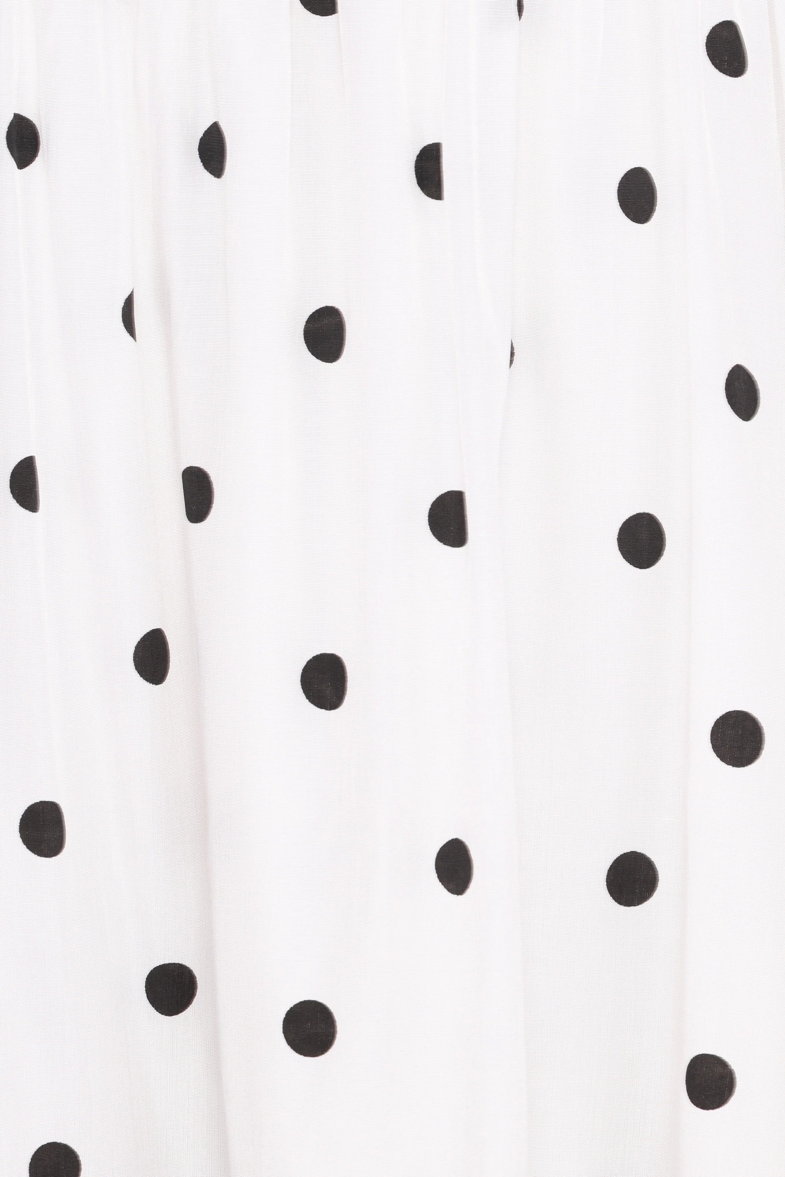 Mona Mini Dress - Black Polka