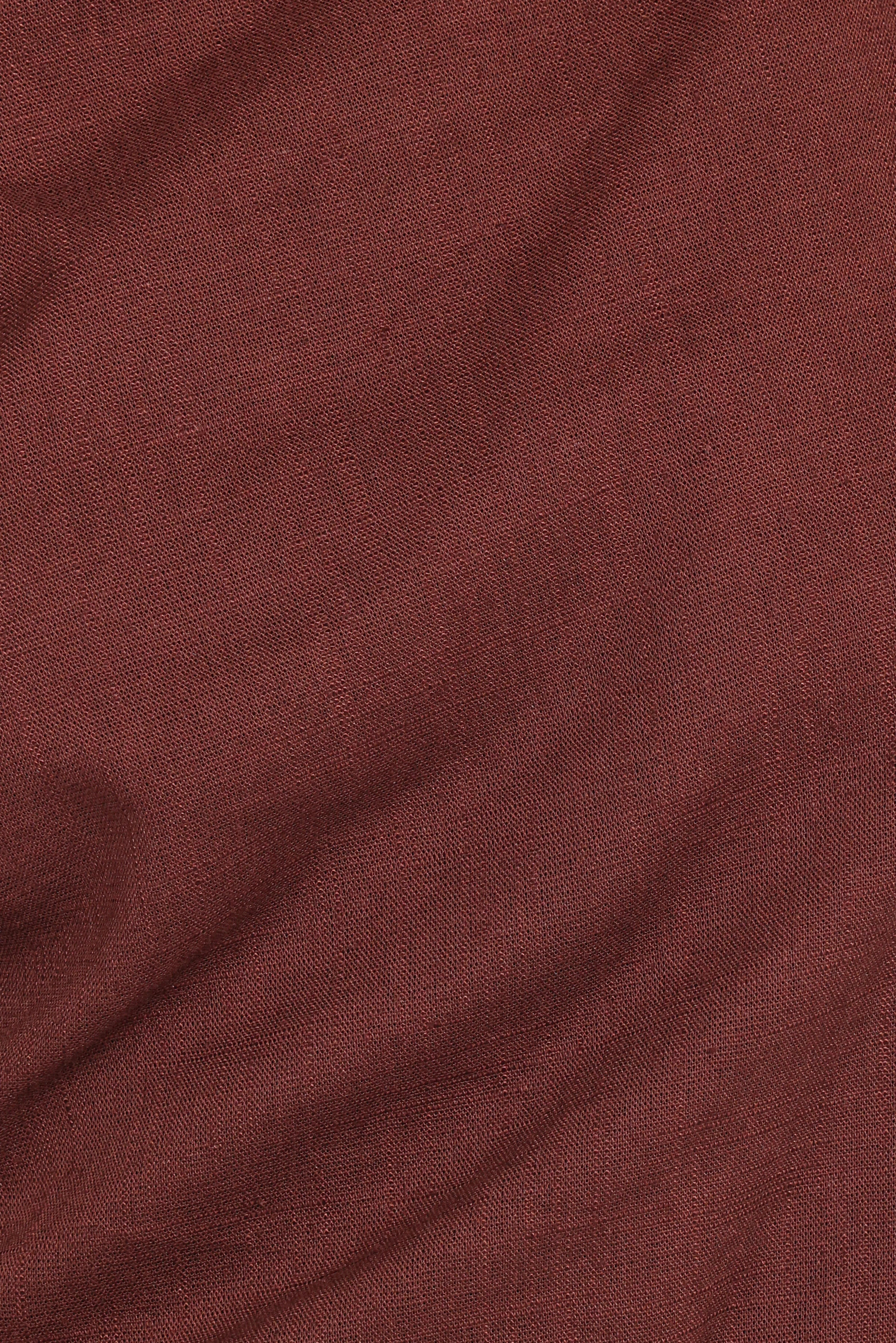 Shaw Off Shoulder Top - Chocolate Brown